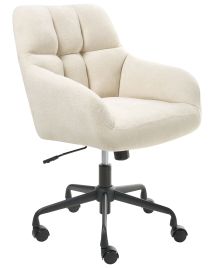 KELMERSLEY Velvet Office Desk Chair Light - Beige