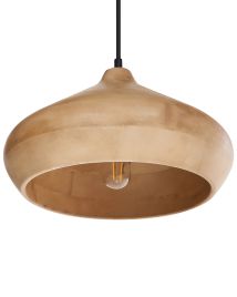 HILLCROFT Mango Wood Pendant Lamp - Brown