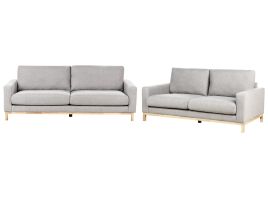 Fabric Living Room Set Grey SIGGARD