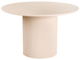 QUENSTON Round Dining Table - Light Beige