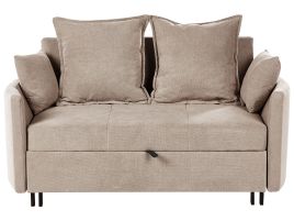 2 Seater Sofabed - LOVIN Fabric Taupe