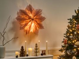 BEFARO Christmas Decor Hanging Star - Pink