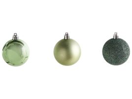 TYINOVA Set of 60 Christmas Baubles Hanging Ornament Decoration - Green