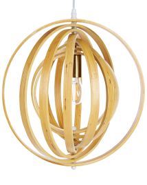 UMRRELL Pendant Lamp Wood Light Brown