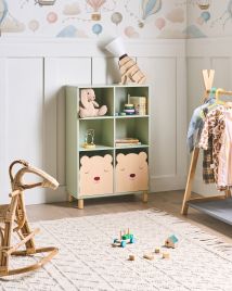 BUGEXI 3 Tier Bookcase - Light Green