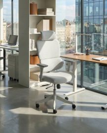 KASERO Corduroy Office Chair - Orange