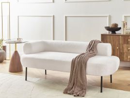 GRINDWELL Boucle Left Hand Chaise Longue - Off White