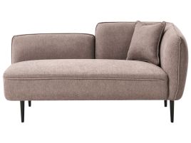 STONELEIGHON Fabric Right-Hand Chaise Lounge - Brown