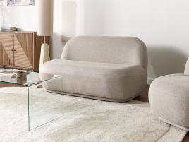 BALEWO Fabric 2 Seater Sofa - Beige