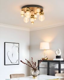 CAHIVO LED Ceiling Light Fixture - Gold