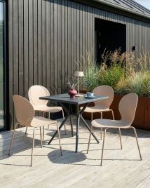 RAKUXA Abstract Style Side Table - Blue