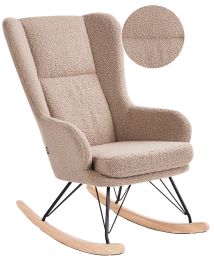 LUOAM Rocking Chair Boucle Beige