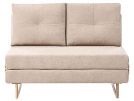 COMDEN Fabric 2 Seater Sofabed - Light Brown