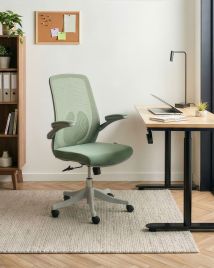 KARUXO Fabric Office Chair - Taupe