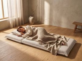 PORVEX Fabric Rug- Beige