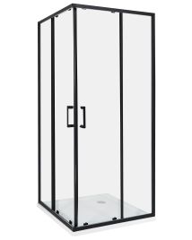 Shower Enclosure TELA 80 x 80 x 185 cm Black