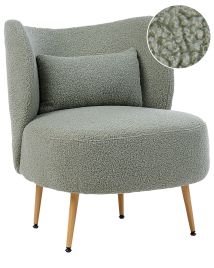 Armchair OTSBY II with Cushion Boucle Green