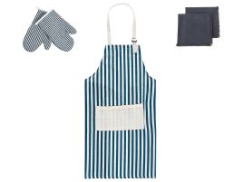 LONGRIDGEON Kitchen Textiles Set - Blue
