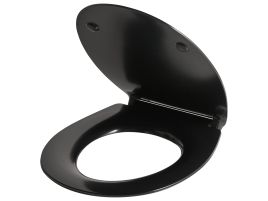 BURDENWELL Toilet Seat Soft Close Duroplast - Black