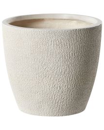 Plant Pot KANNIA Ceramic 36 cm Off-White