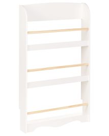 Wall Bookshelf LILOET Engineered Wood 100 cm White