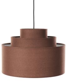 Pendant Lamp MASPARRO Linen Brown