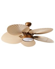 SUTTONMERE Ceiling Fan with Light - Gold