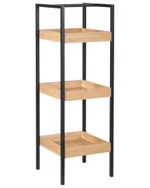 TIPWORTH 3 Tier Bathroom Shelving Unit - Brown
