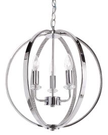 Chandelier TENOIRO Metal Silver
