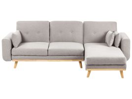 Corner Sofa - HORSENS Left Hand Facing Fabric Grey