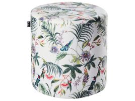 Velvet Pouffe Multicolour LOVETT
