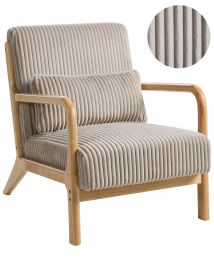 GREYCOMBE Fabric Armchair - Beige
