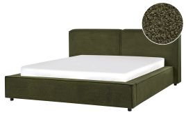 LINARSD Waterbed Boucle 160 x 200 cm (EU King Size) Dark Green