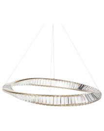 LED Chandelier ROSENDE Metal Gold