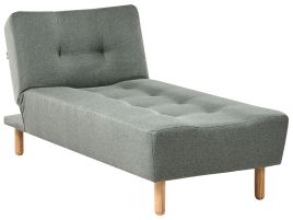 ANSTEL Fabric Chaise Longue - Green