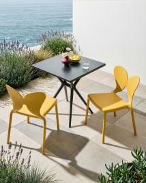 PENDLETON Garden Chairs Set of 2 - Yellow