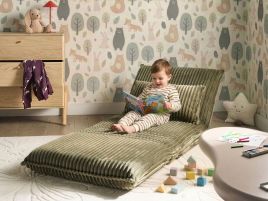 PRINECSS Velvet Office Chair - Black