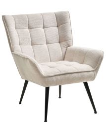 WATERCOMBE Fabric Armchair - Beige