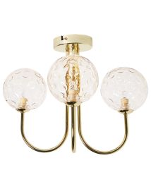 Ceiling Lamp ANADYR Glass Beige