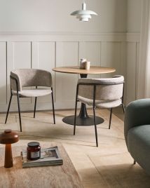 CIVERO Fabric Dining Chair - Beige