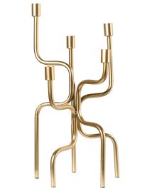 TORRPELA Candle Holder Metal 50 cm Gold