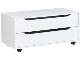 OASSCO Bathroom Cabinet with Wheels 80 cm White