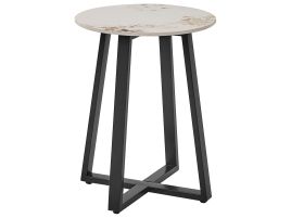 Side Table Ceramic Black and White IVINS