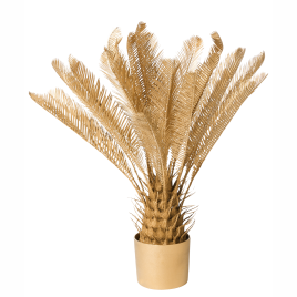ARECARA Palm Tree Artifical Flora - Gold