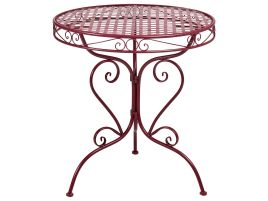 VEYRO Metal Bistro Table - Red