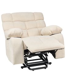 Electric Recliner Chair ARES Fabric Light Beige