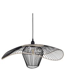 Pendant Lamp LUNGA Metal Black