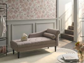 CAMAXO Fabric Right Hand Chaise Longue - Taupe