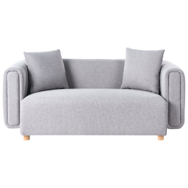 VELTHANE Fabric 2 Seater Sofa - Grey