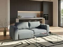 JRAVENTO Fabric 2 Seater Modular Sofa - Green